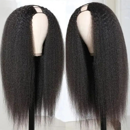 U Part Human Hair Wig Deep Wave No Leave Out Glueless Beginner Friendly Wig