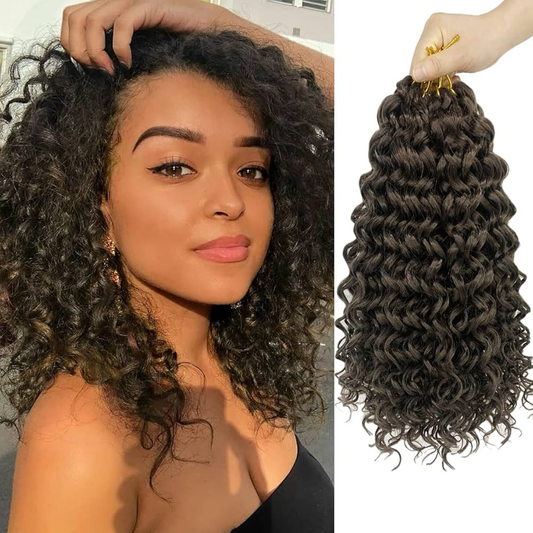 100% Virgin Human Hair Crochet Braids Hair Pre Looped Deep Wave/Body Wave/Water Wave afro kinky Curly Texture For Braiding