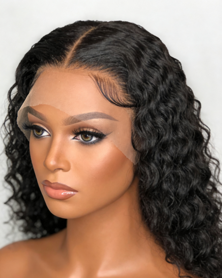 V Part Human Hair Wig No Leave Out Glueless V Shape Wig for Women 200 Density Brazilian Virgin Hair